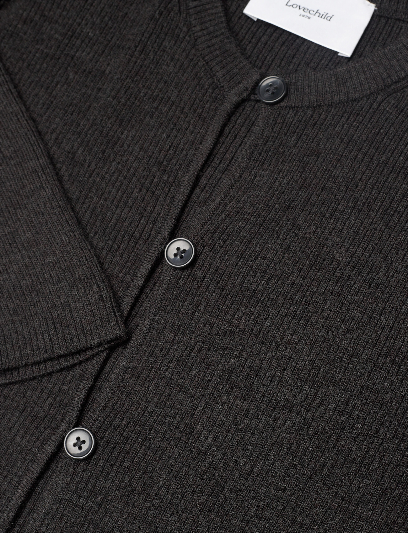 Lovechild 1979 - Cari Cardigan - cardigans - 057 dark grey - 3