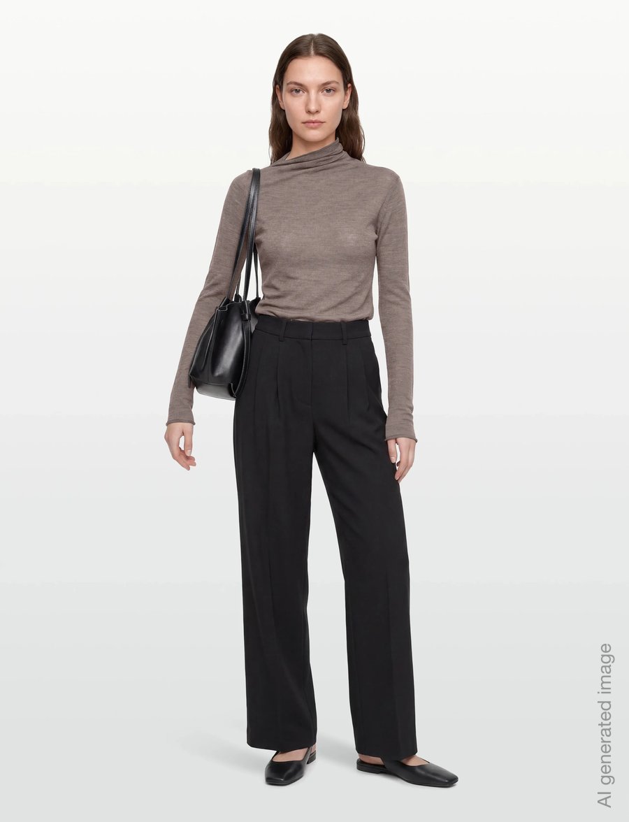 Lovechild 1979 - Abba Turtleneck - 029 stone - 0