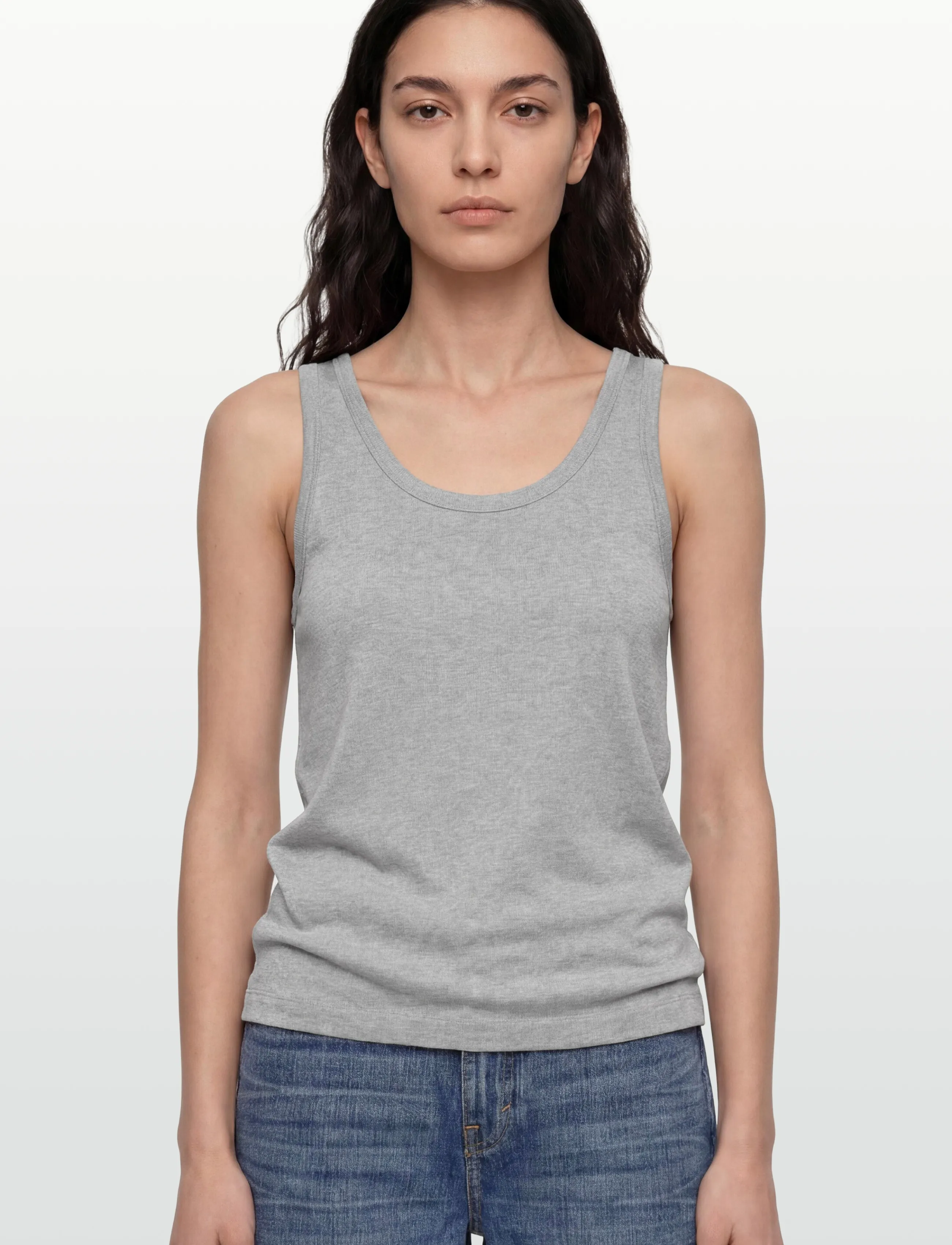 Lovechild 1979 - Jessica Top - Ärmellose tops - 929 grey melange - 3