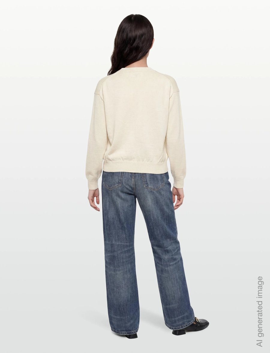 Lovechild 1979 - Aida Knit - gebreide truien - 007 egret - 4