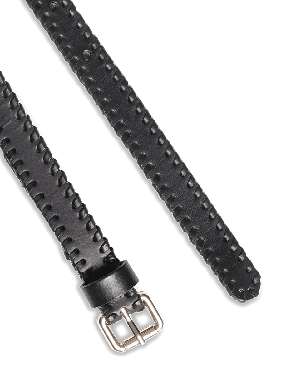 Lovechild 1979 - Nelly Belt - läderskärp - 999 black - 2