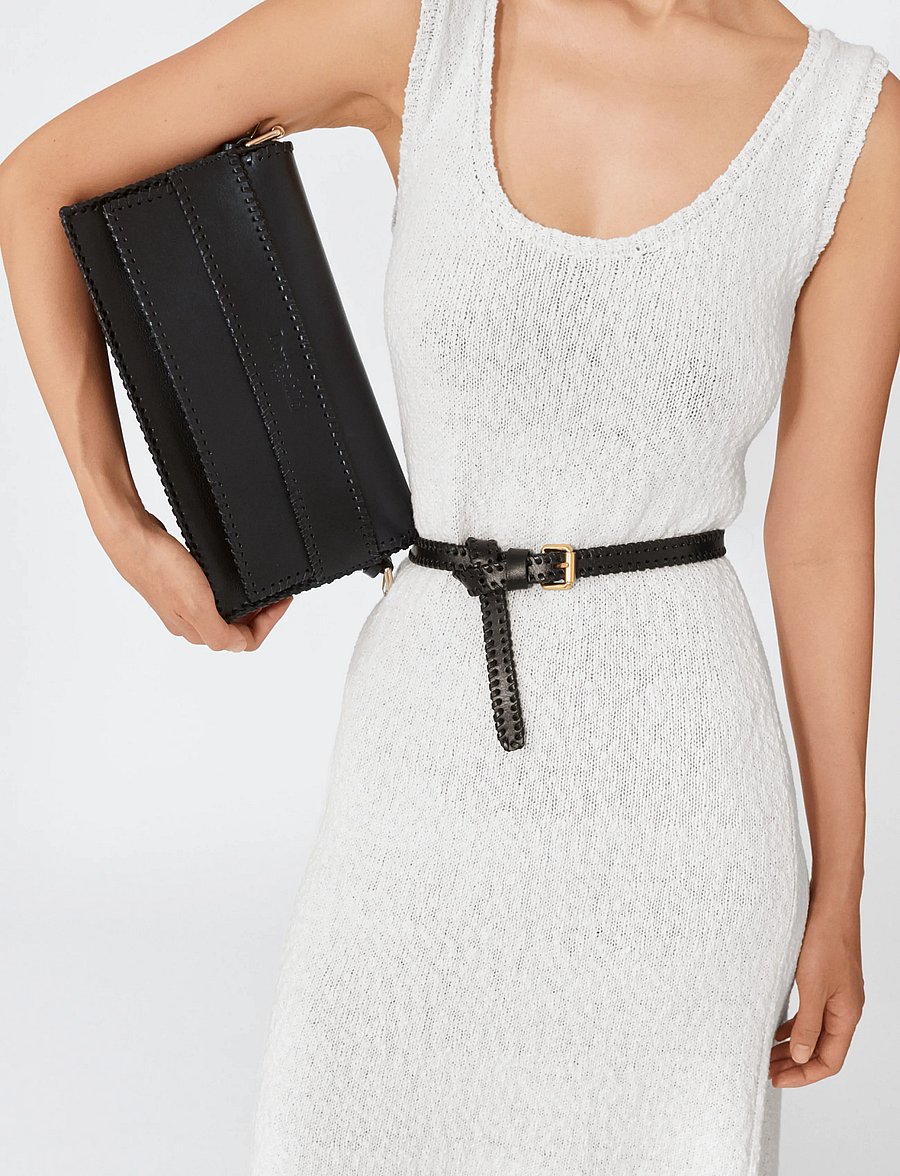Lovechild 1979 - Nelly Belt - läderskärp - 999 black - 0