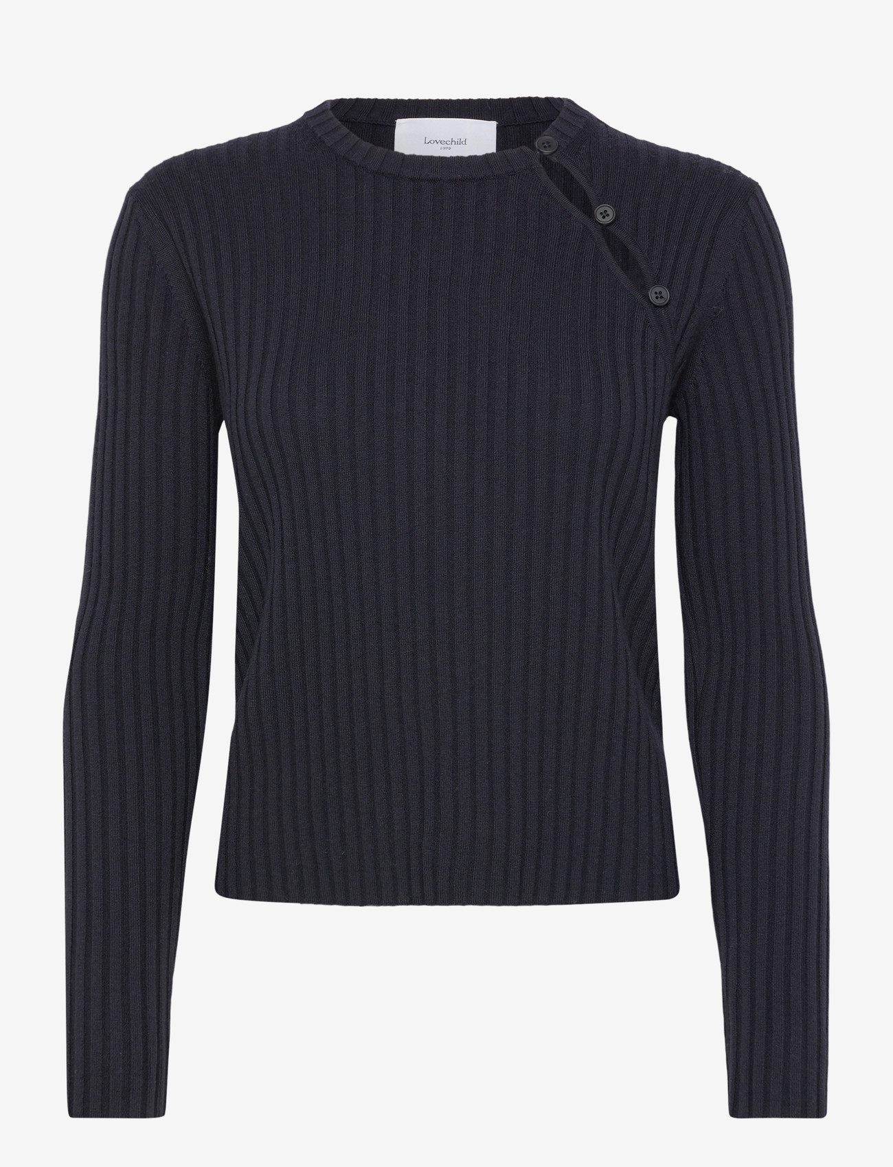 Lovechild 1979 - Mikaela Blouse - langärmlige blusen - 450 total eclipse - 0