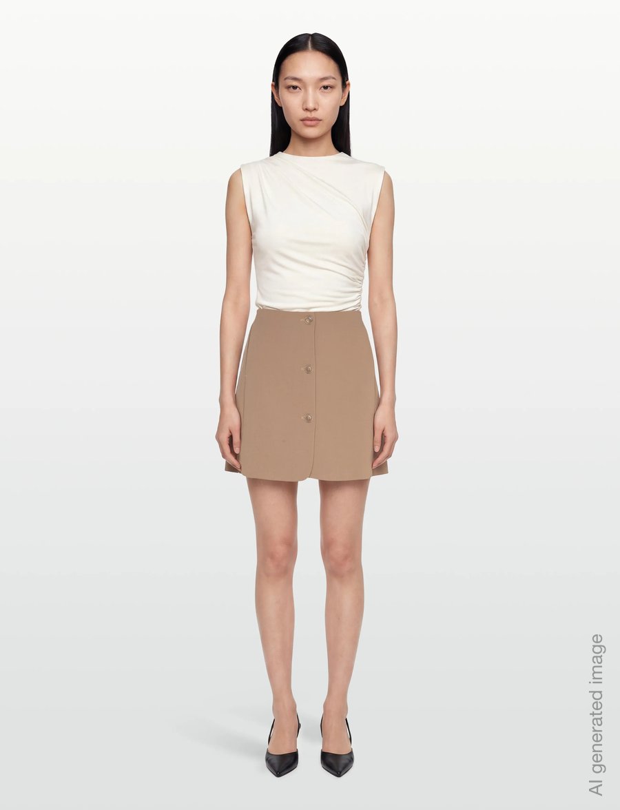 Lovechild 1979 - Genna Skirt - kurze röcke - 770 brown - 0