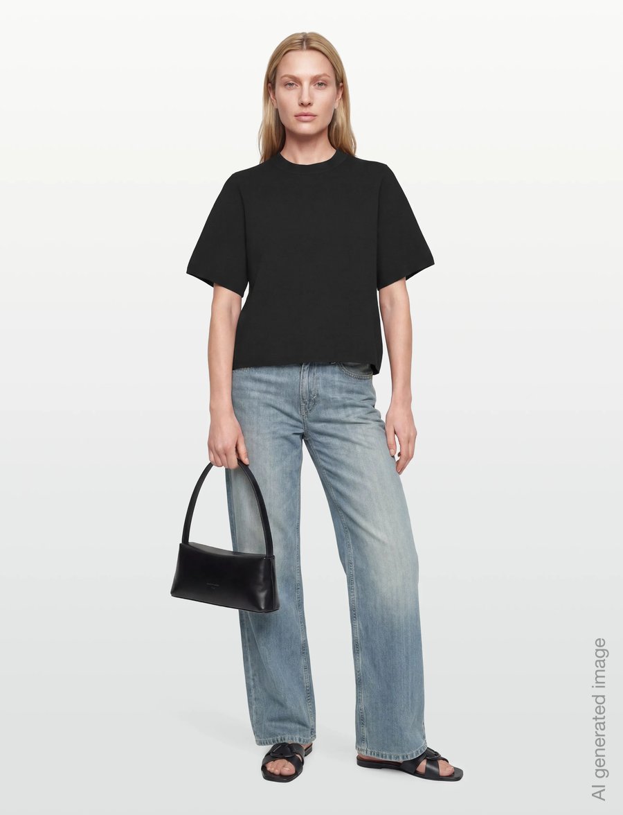 Lovechild 1979 - Tilly Blouse - kortærmede bluser - 999 black - 0