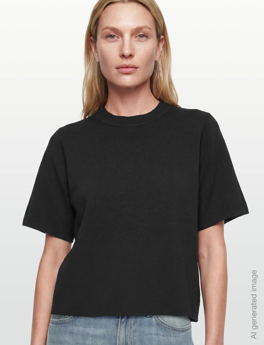 Lovechild 1979 - Tilly Blouse - kortærmede bluser - 999 black - 3