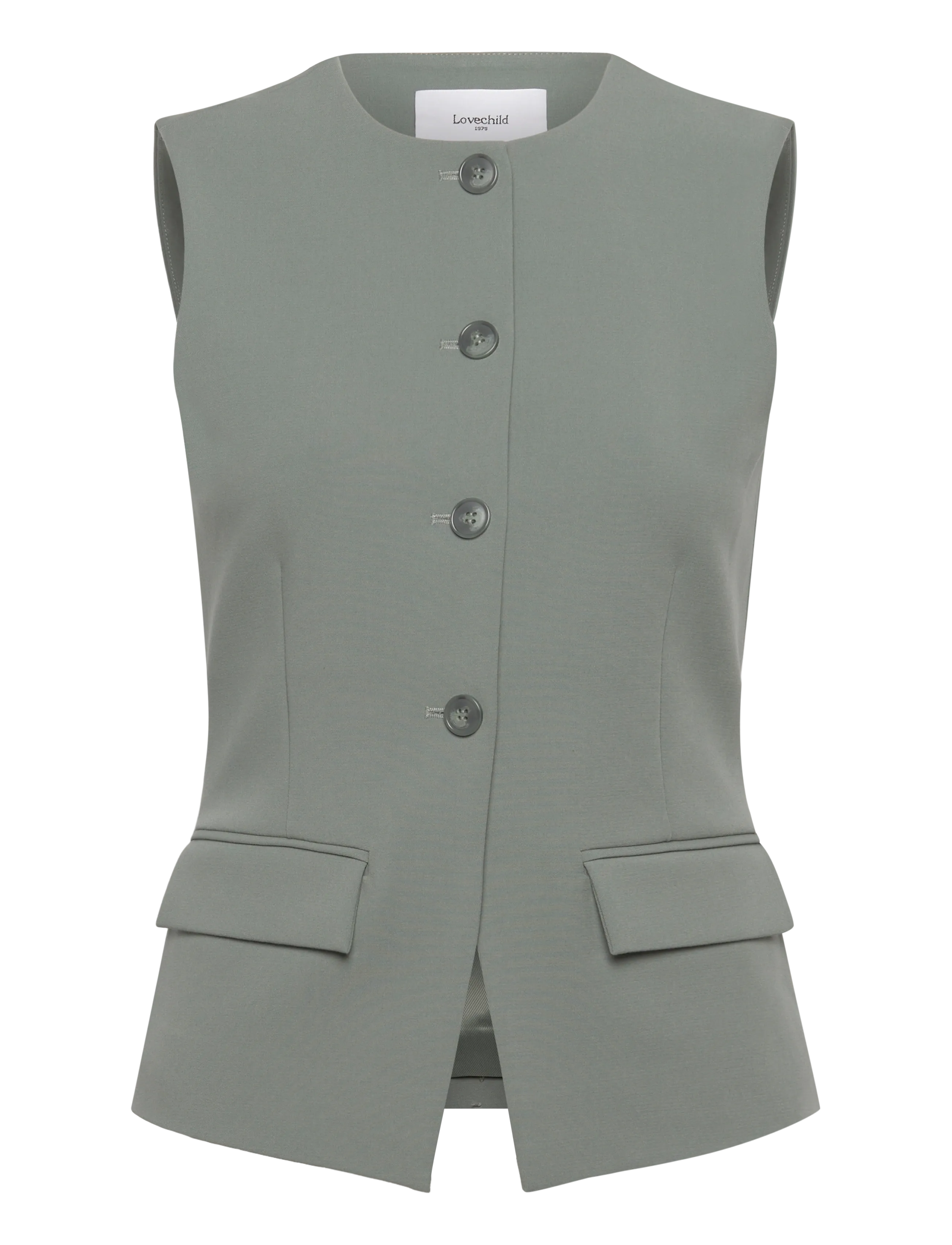 Lovechild 1979 Kendra Vest - Blazer - 210 SEA GREY / green
