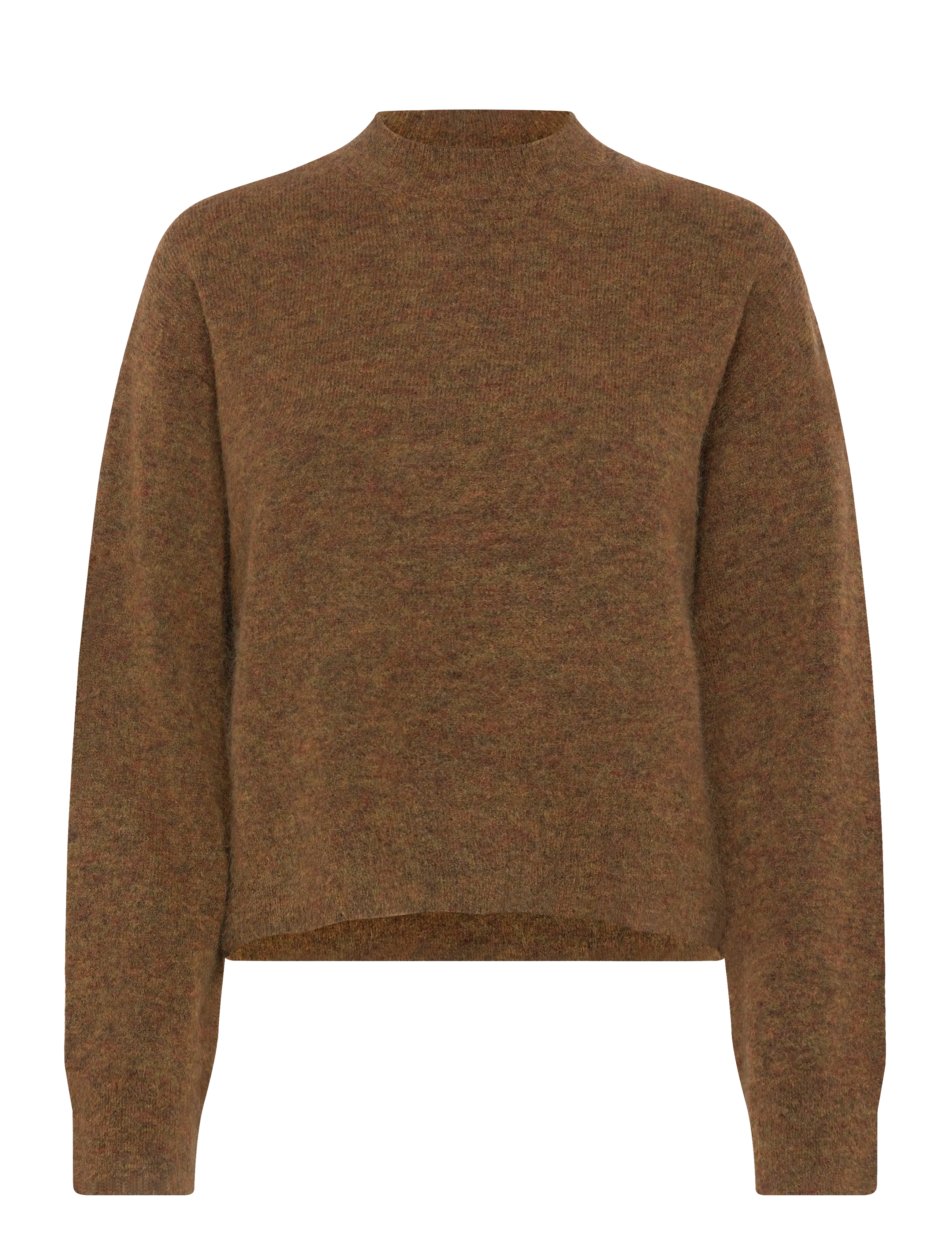 Lovechild 1979 Alexia Crewneck - Kleidung - 689 FOREST MÉLANGE / brown
