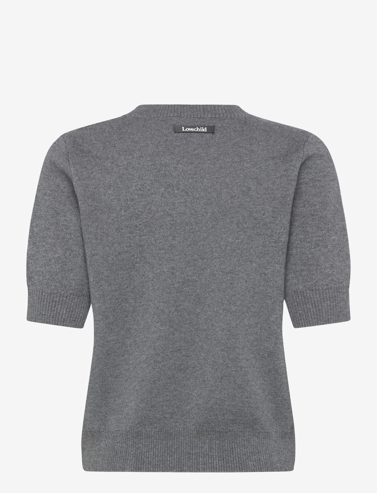 Lovechild 1979 - Diana Blouse - kurzämlige blusen - 062 grey melange - 2