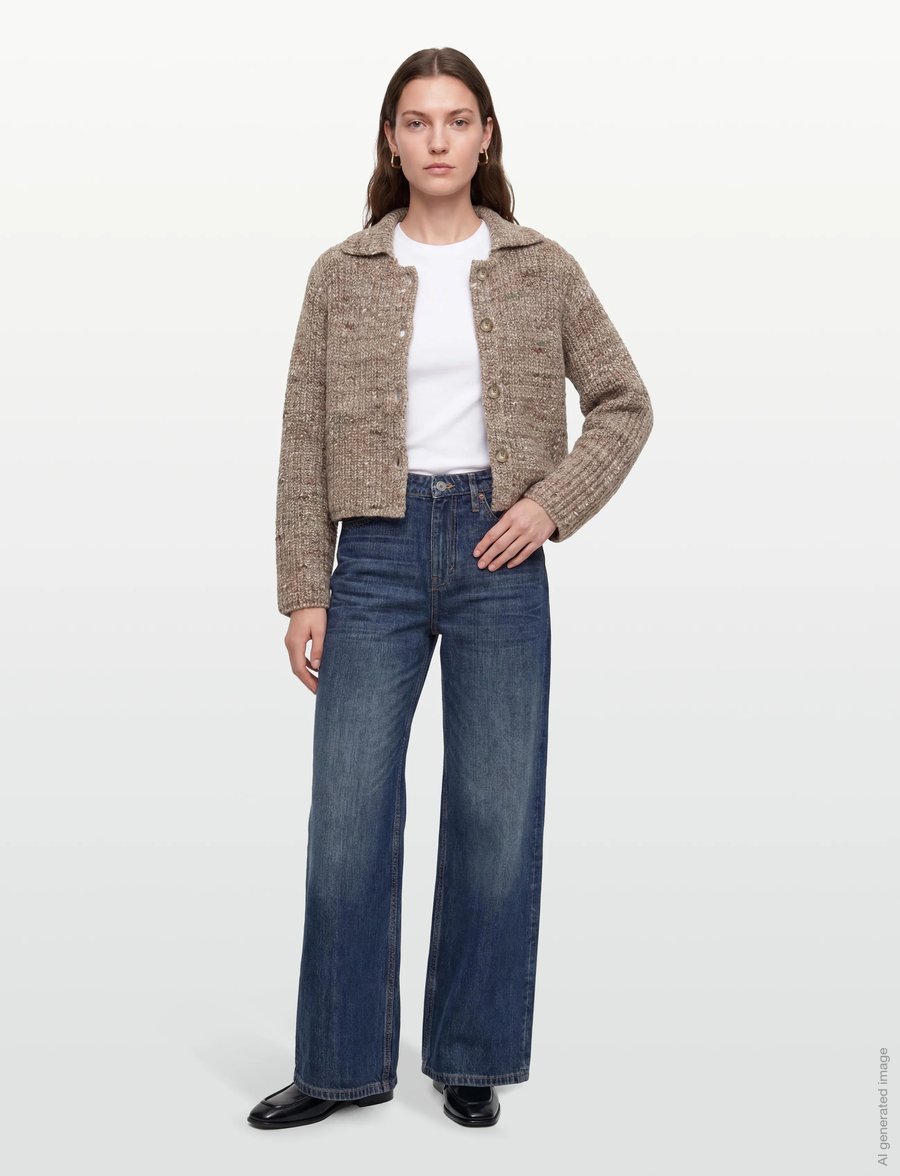 Lovechild 1979 - Lola Cardigan - strickjacken - 180 beige paella - 0