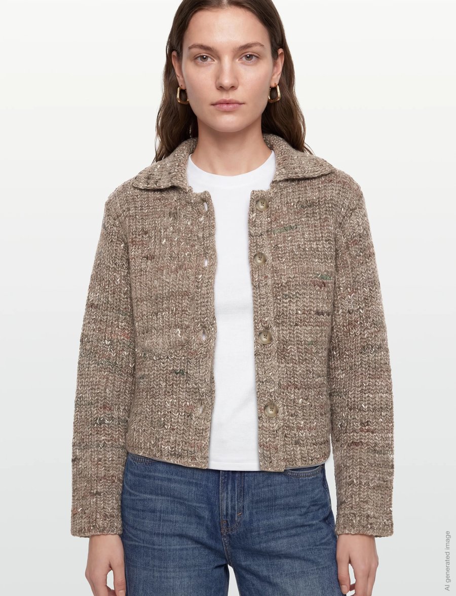 Lovechild 1979 - Lola Cardigan - strickjacken - 180 beige paella - 3