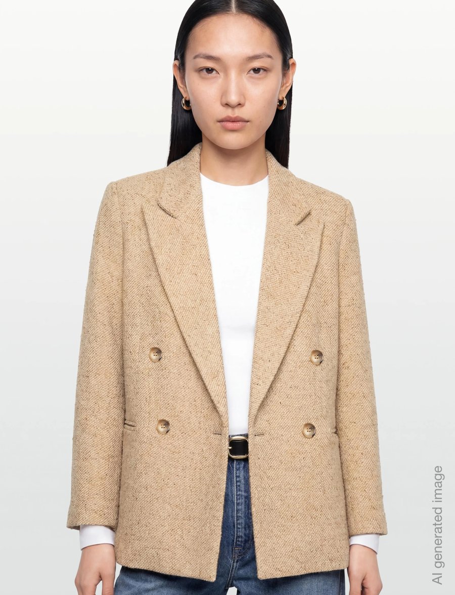 Lovechild 1979 - Arizona Blazer - dubbelknäppta kavajer - 034 multi beige - 3
