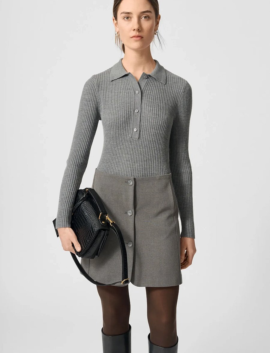 Lovechild 1979 - Lisa Blouse - pullover - 062 grey melange - 0