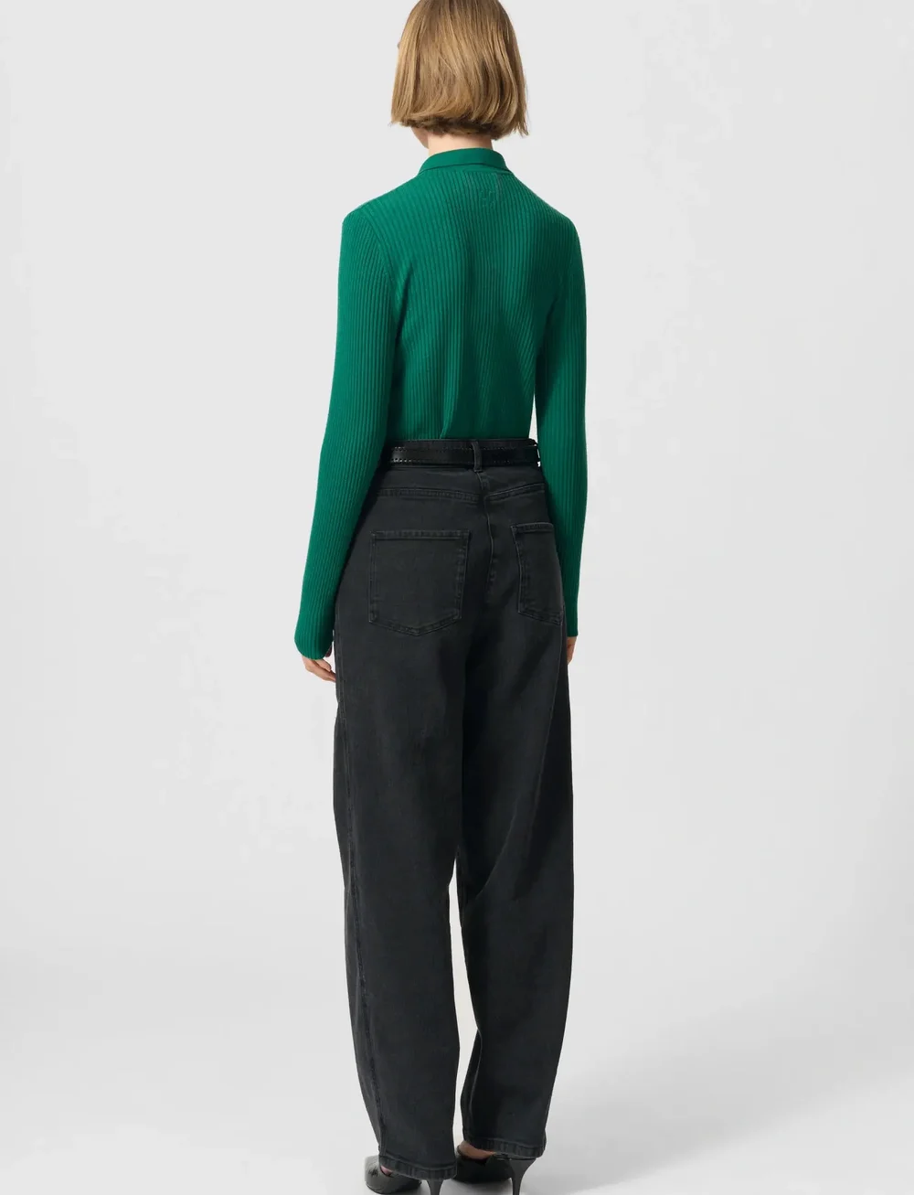 Lovechild 1979 - Lisa Blouse - stickade tröjor - 666 deep green - 2