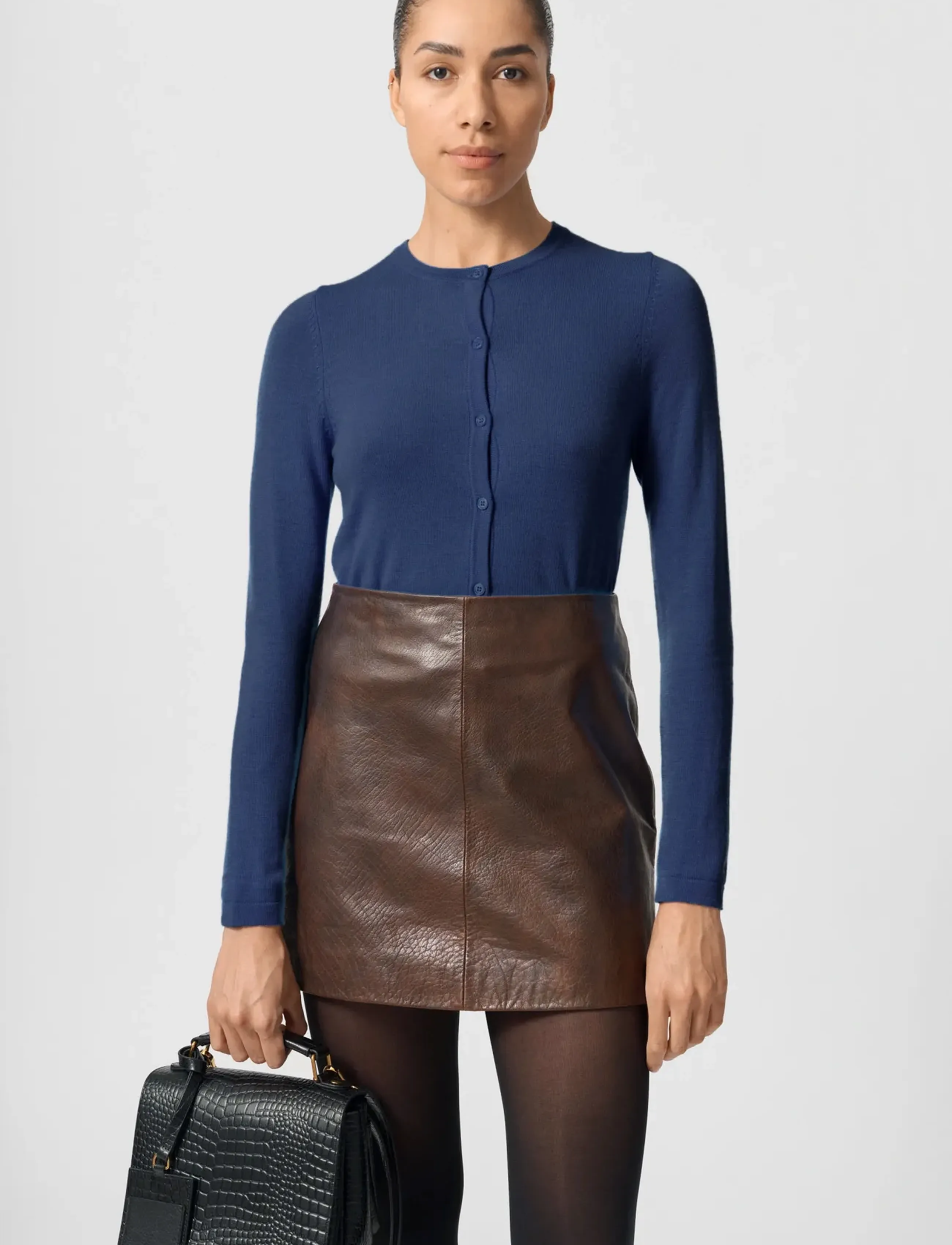 Lovechild 1979 Jos Cardigan, L, Navy, Strik > Cardigans, Dame