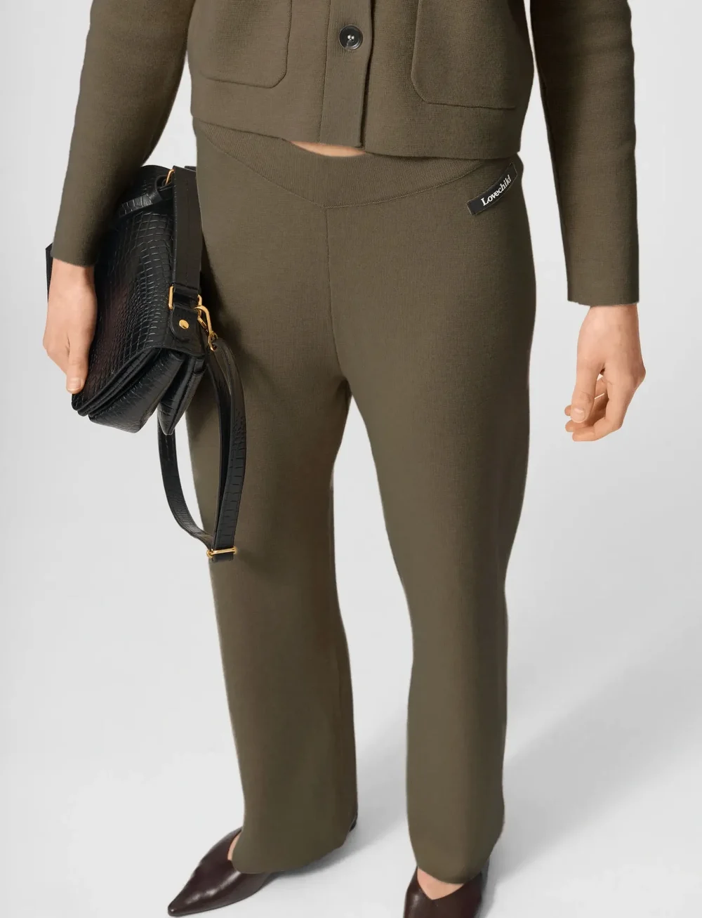 Lovechild 1979 - Alexis Pants - raka byxor - 681 army melange - 2