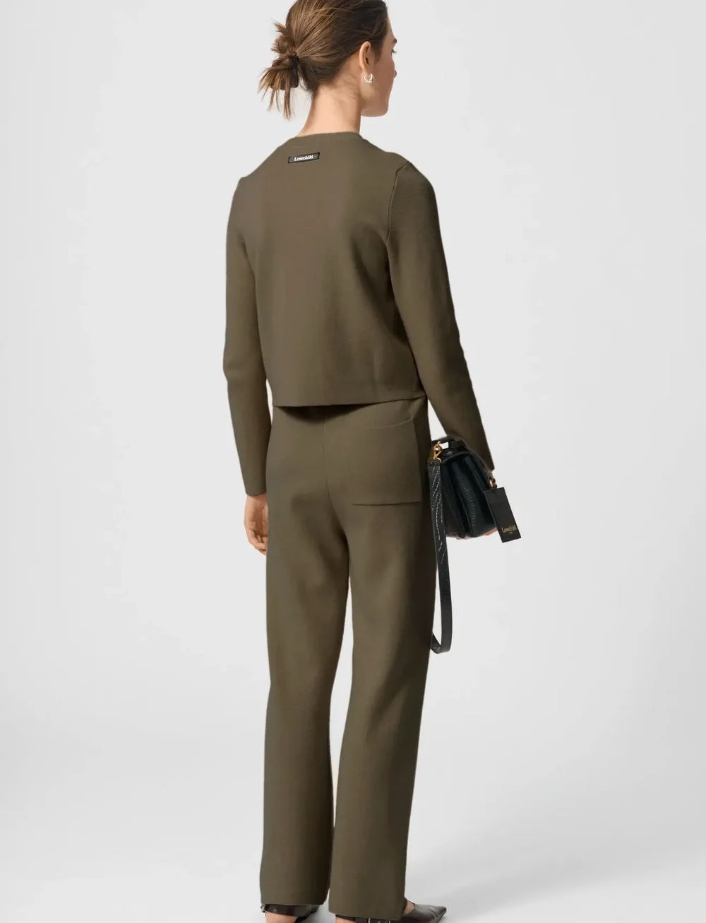 Lovechild 1979 - Alexis Pants - raka byxor - 681 army melange - 3