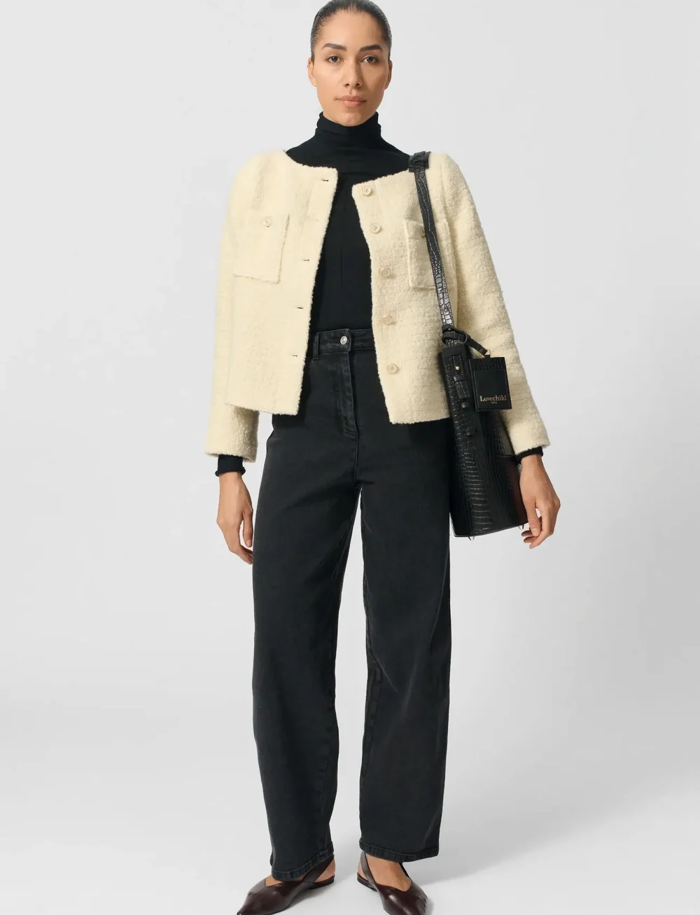 Lovechild 1979 - Charlene Pants - vida jeans - 977 black overdye - 0