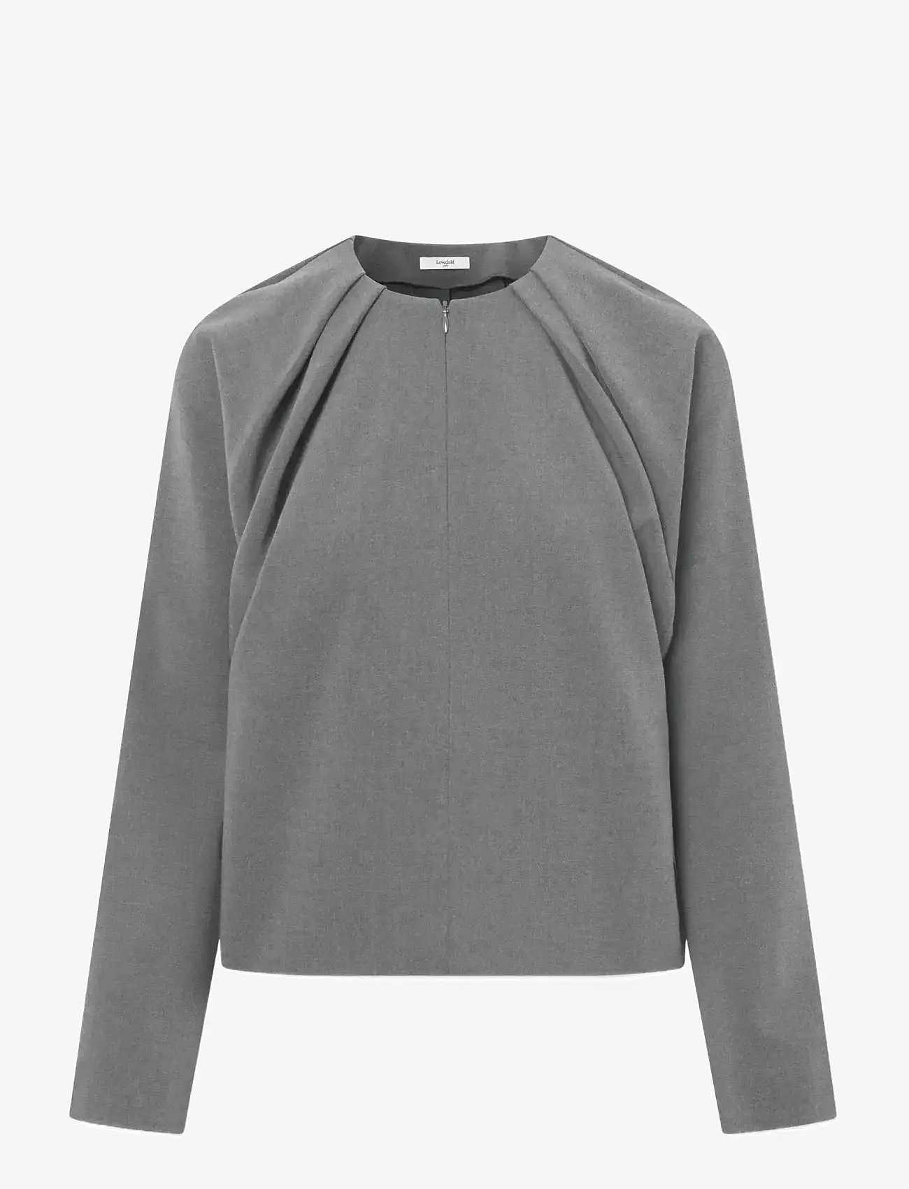 Lovechild 1979 - Marine Blouse - pikkade varrukatega pluusid - 057 dark grey - 1