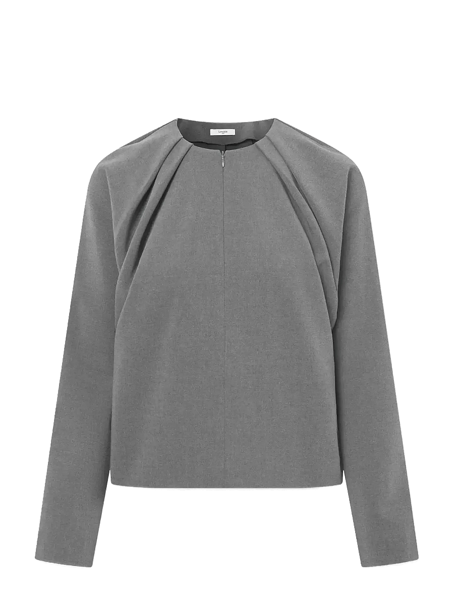 Lovechild 1979 - Marine Blouse - langærmede bluser - 057 dark grey - 1