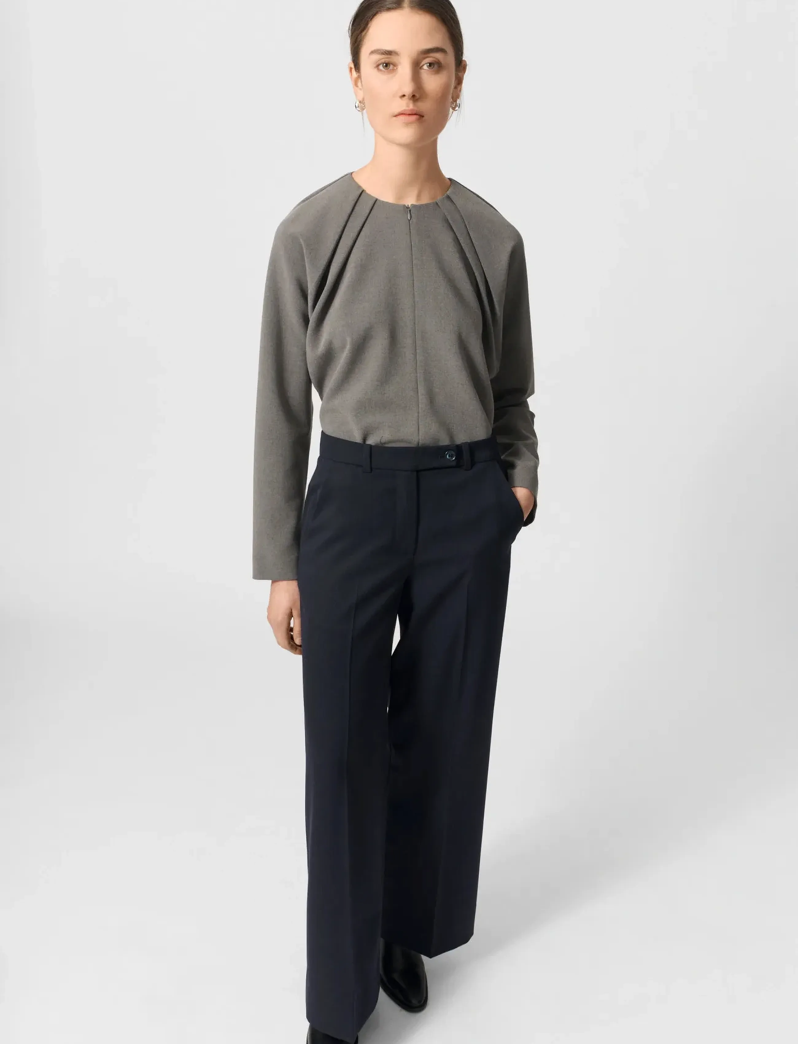 Lovechild 1979 Marine Blouse, 42, Grey, Bluser > Langærmede, Dame