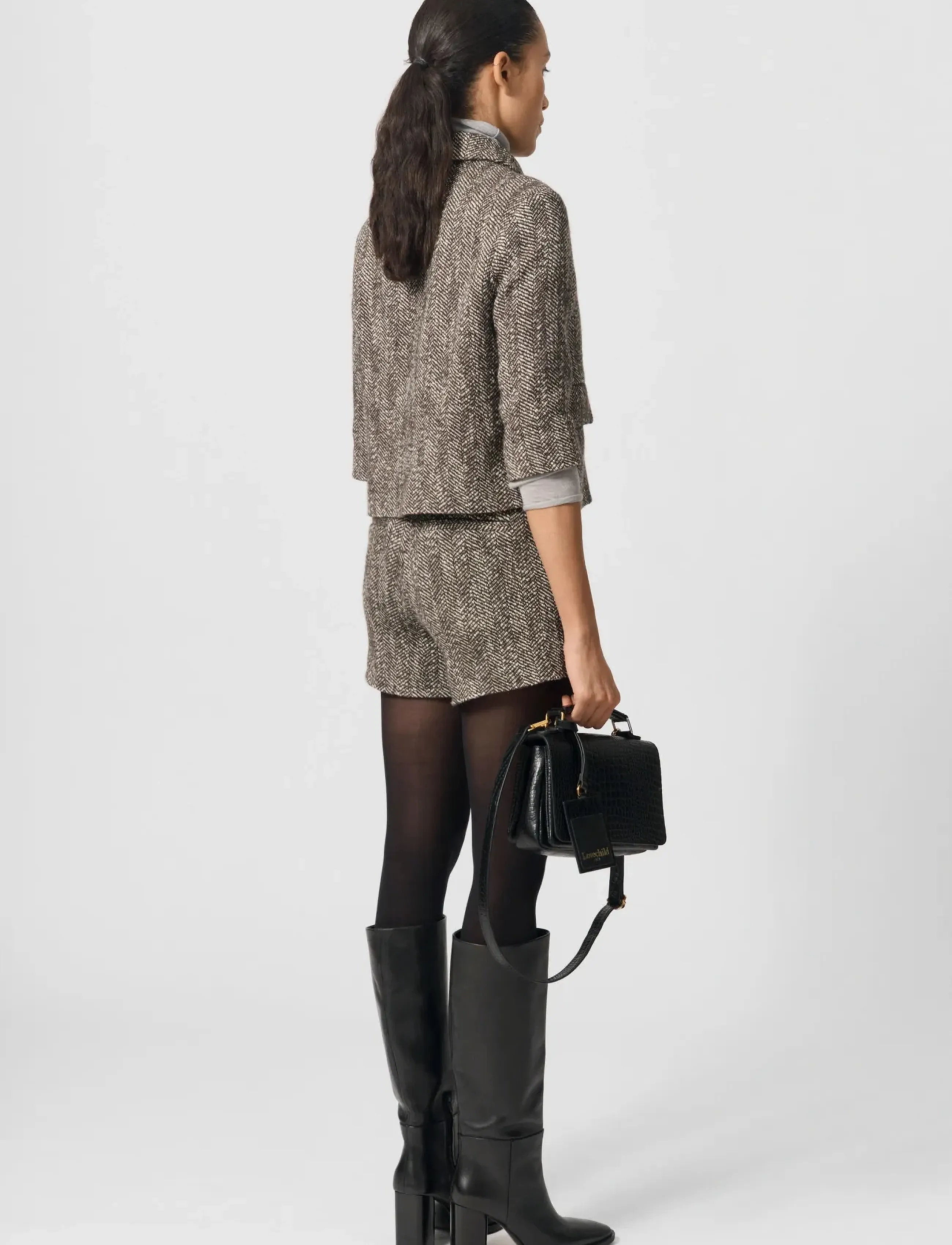 Lovechild 1979 - Daliah Jacket - wool jackets - 747 brown herringbone - 3