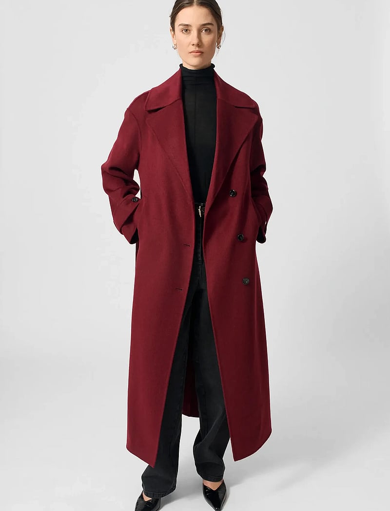 Lovechild 1979 - Jennie Coat - ullkappor - 745 tapenade - 0