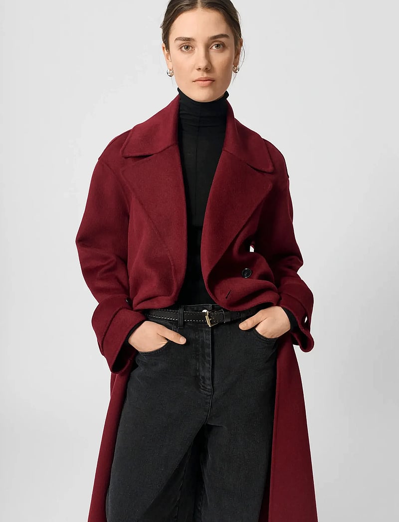 Lovechild 1979 - Jennie Coat - ullkappor - 745 tapenade - 3