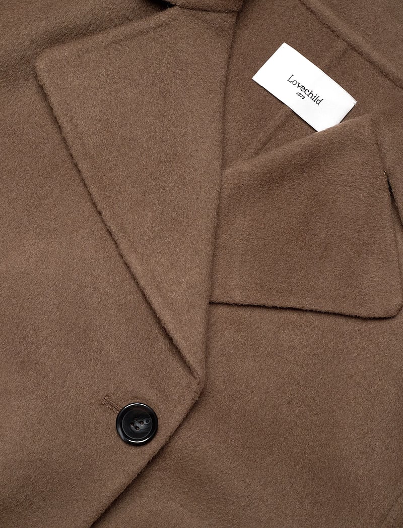 Lovechild 1979 - Jennie Coat - ullkappor - 745 tapenade - 5