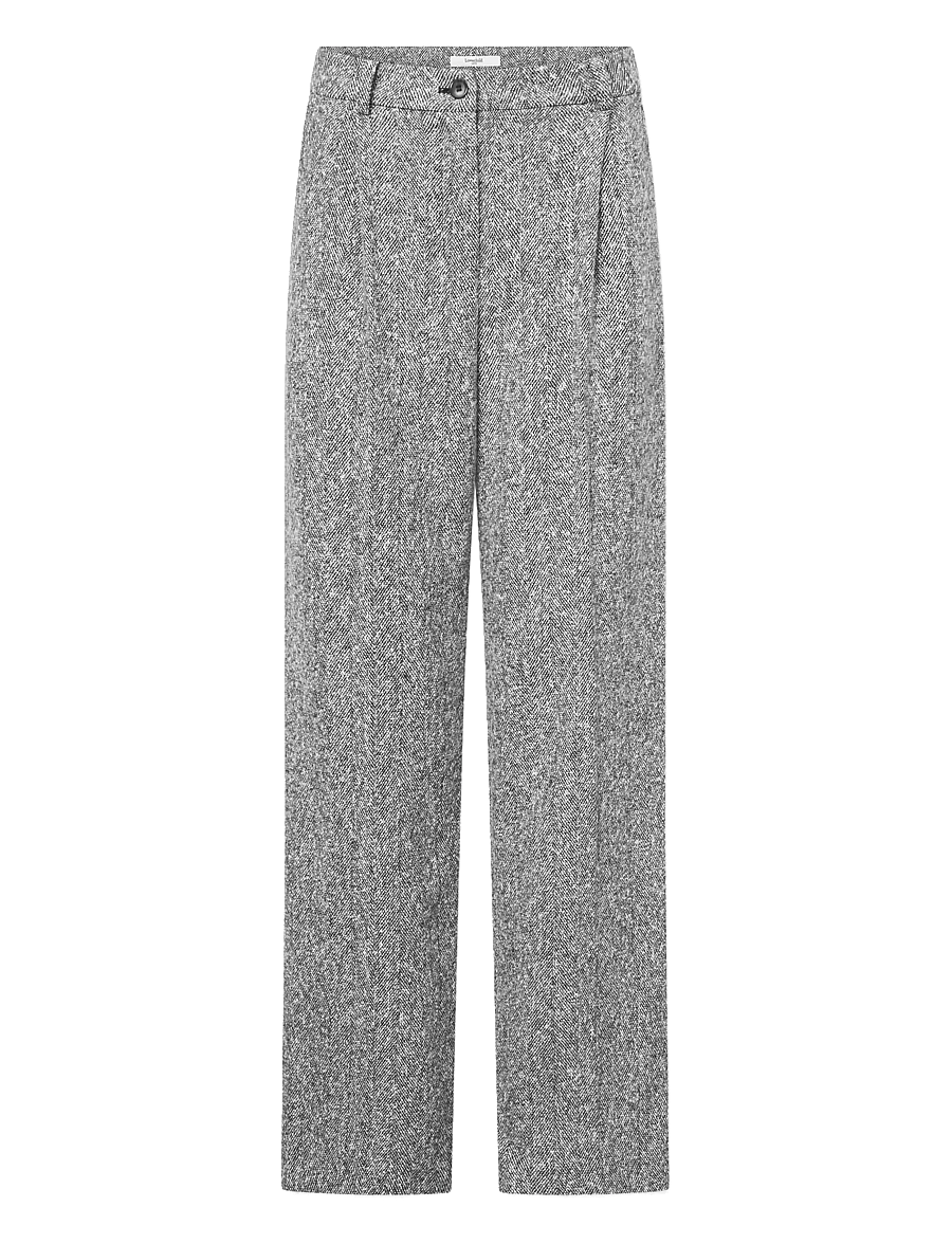 Lovechild 1979 - Lucas Pants - tailored trousers - 906 black and white herringbone - 1