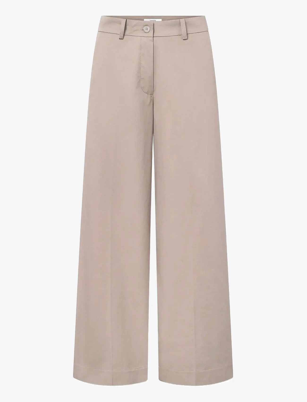Lovechild 1979 - Harper Pants - laia säärega püksid - 215 taupe - 1