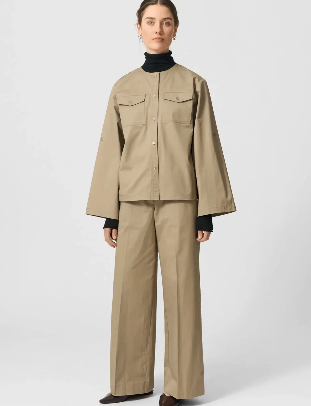 Lovechild 1979 - Harper Pants - vida byxor - 215 taupe - 0