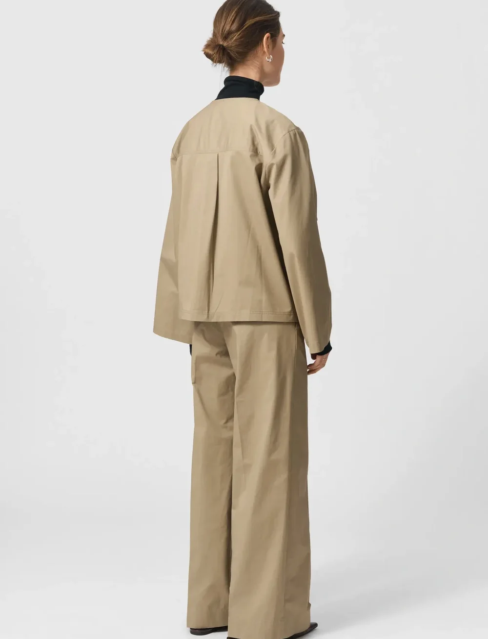 Lovechild 1979 - Harper Pants - vida byxor - 215 taupe - 2