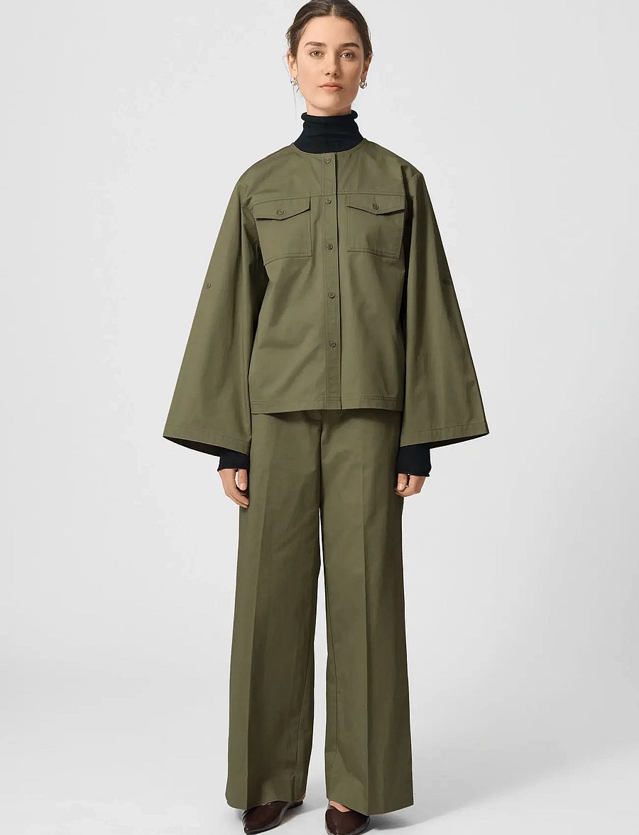 Lovechild 1979 - Harper Pants - hosen mit weitem bein - 641 army - 0