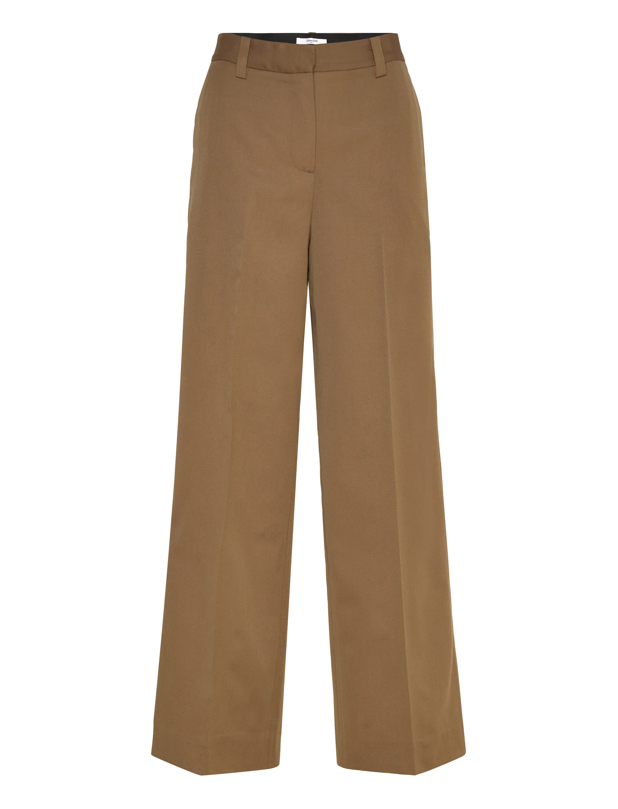 Lovechild 1979 Brigitta Pants, 34, Trousers, Braun - Wide Leg, Frauen