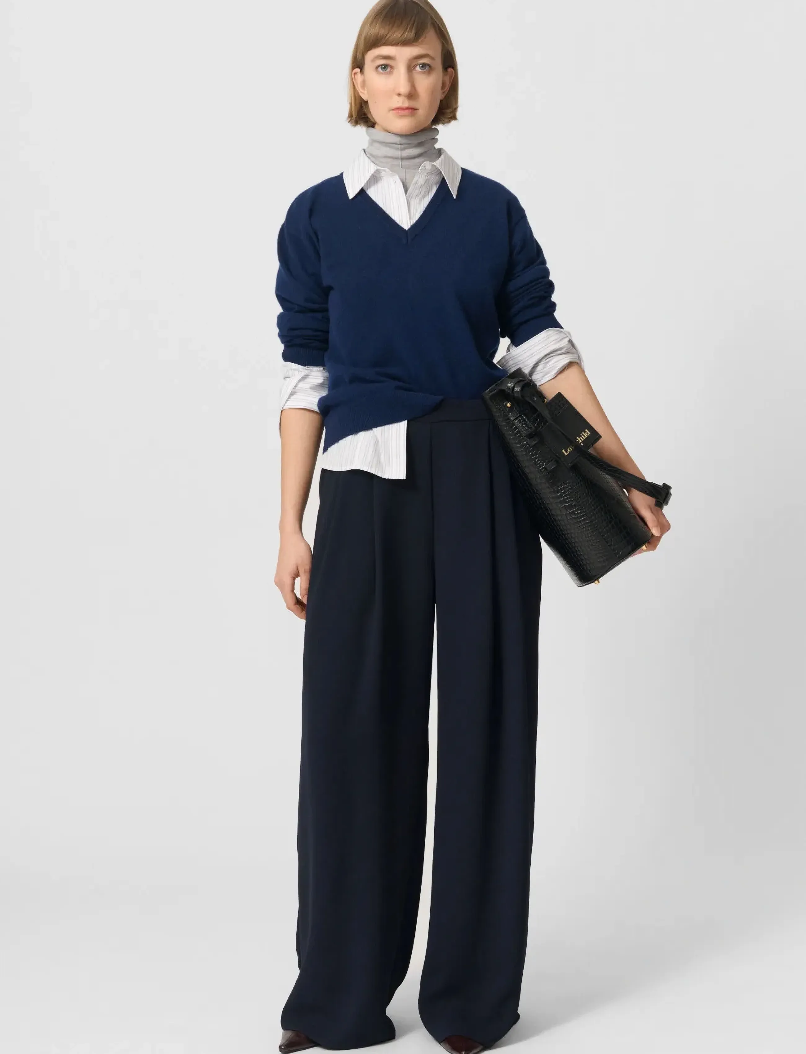 Lovechild 1979 Mary-Ann Pants, 34, Navy, Bukser > Brede Ben, Dame