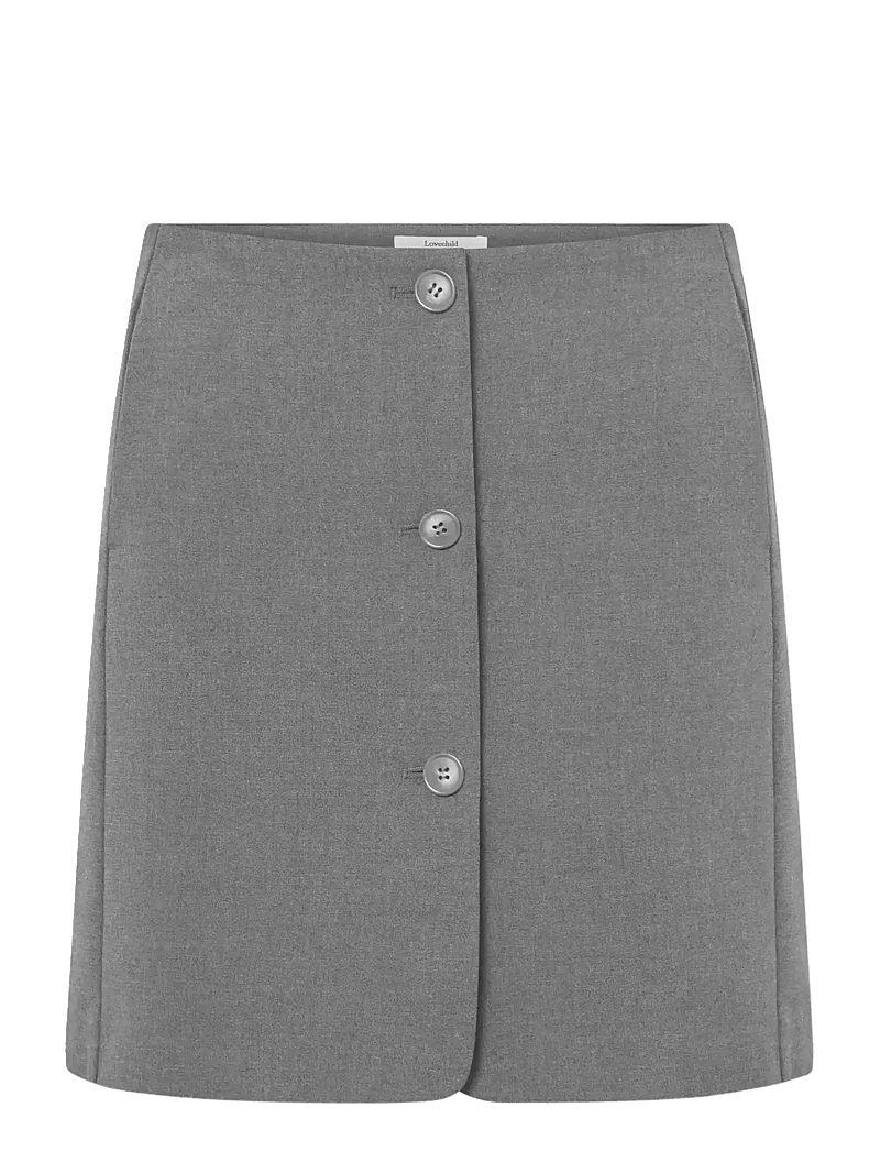 Lovechild 1979 - Genna Skirt - kurze röcke - 057 dark grey - 1