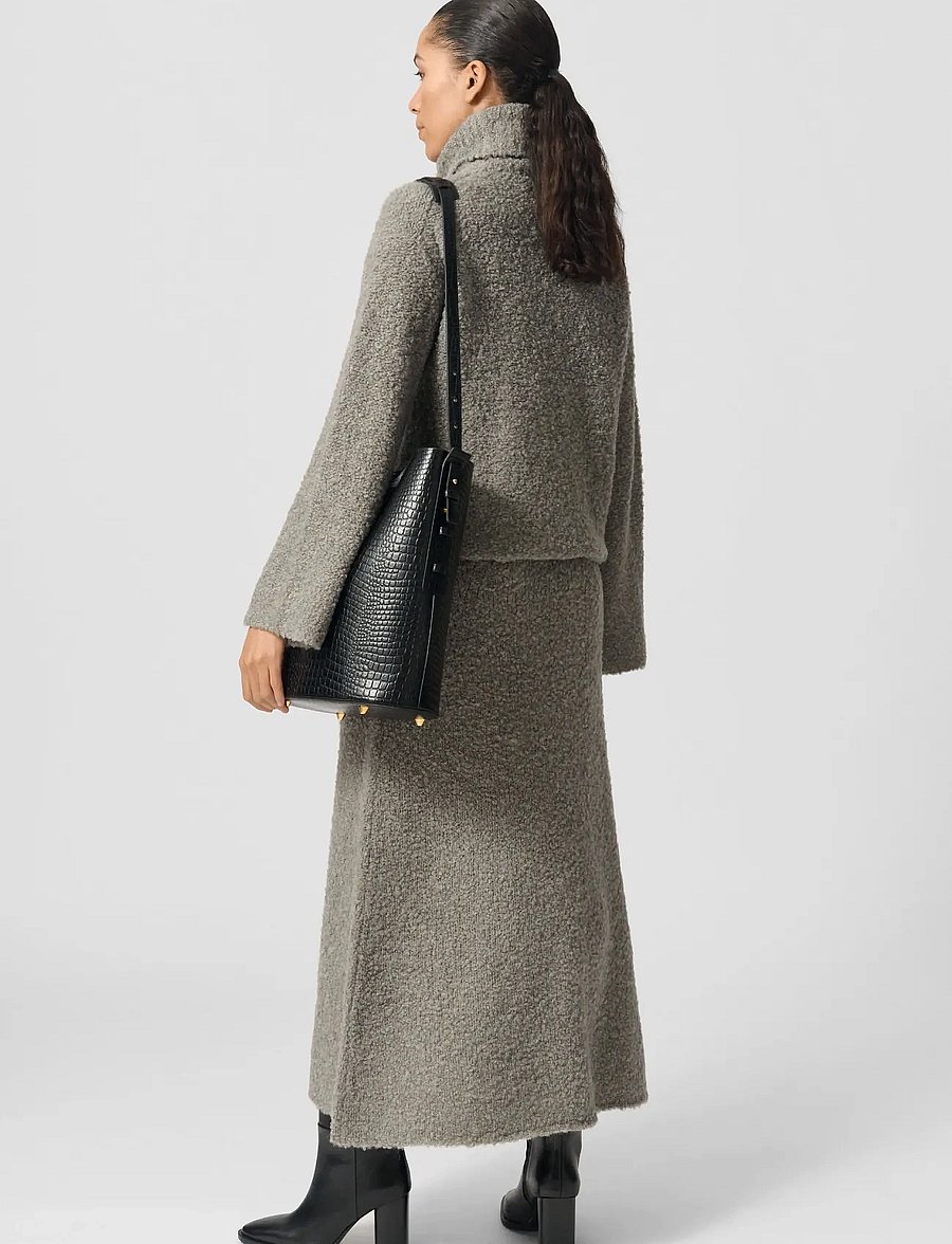 Lovechild 1979 - Kain Skirt - strickröcke - 727 taupe grey - 2