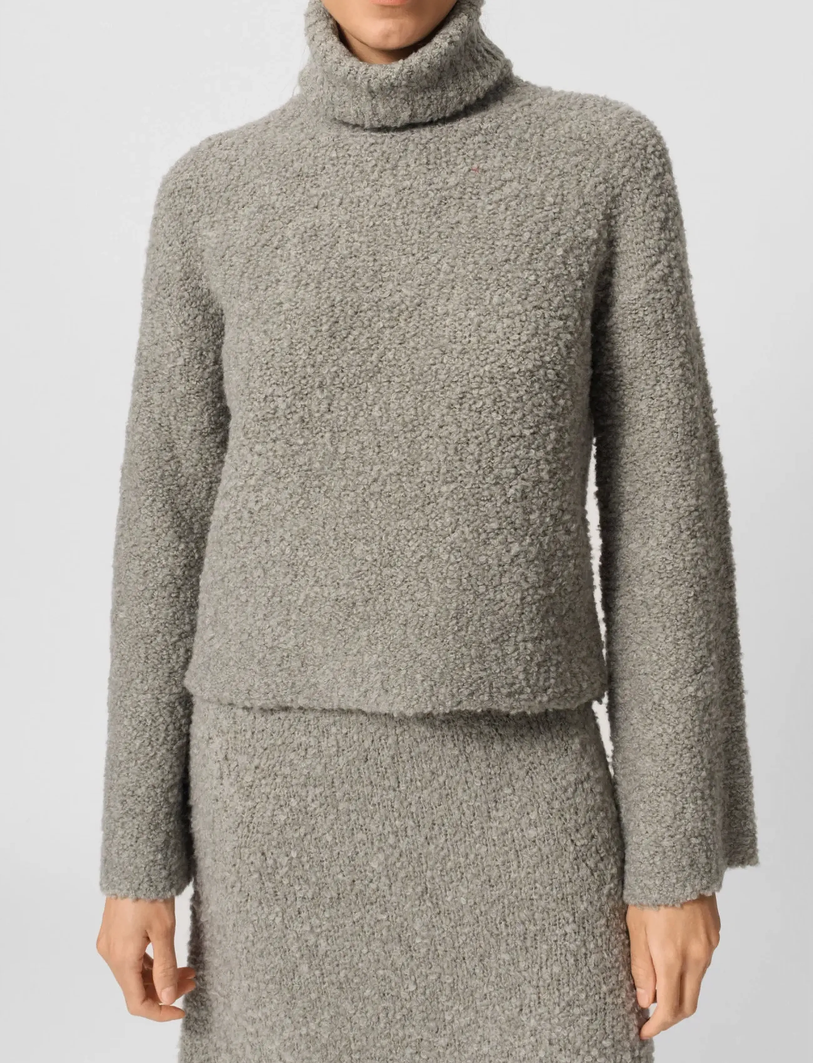 Lovechild 1979 - Kain Skirt - strickröcke - 727 taupe grey - 3