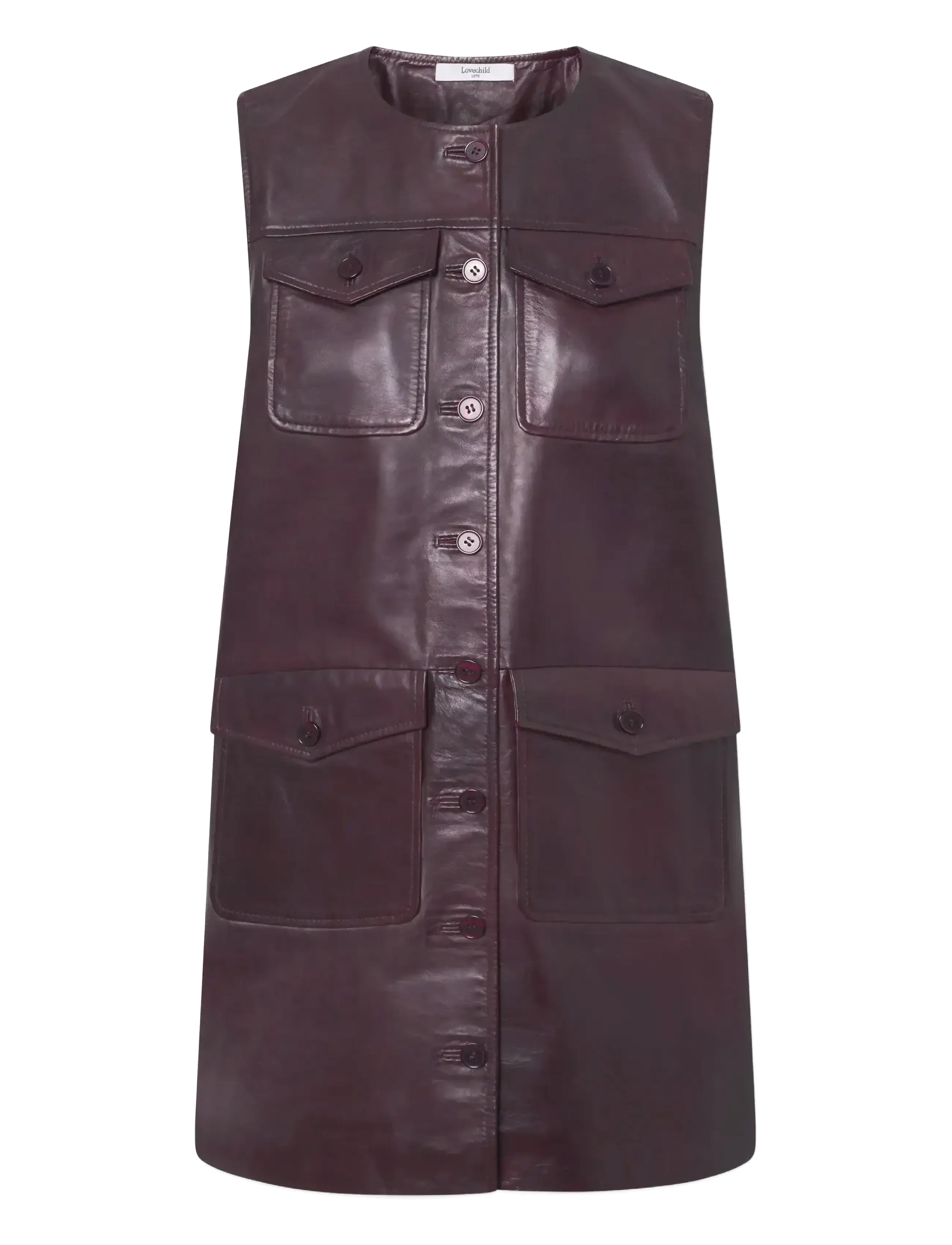 Lovechild 1979 Petrina Dress - Dresses - 364 PORT ROYALE / burgundy