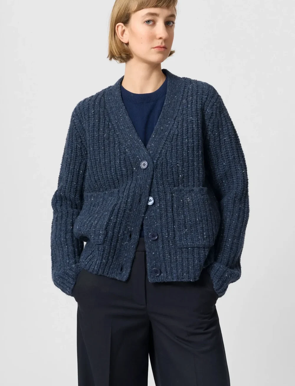 Lovechild 1979 - Loui Cardigan - koftor - 499 navy - 2