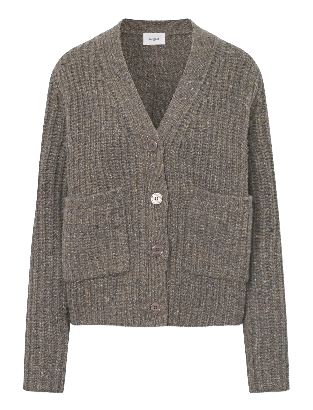 Lovechild 1979 Loui Cardigan - Cardigans - 685 MULTI GREEN / khaki/green