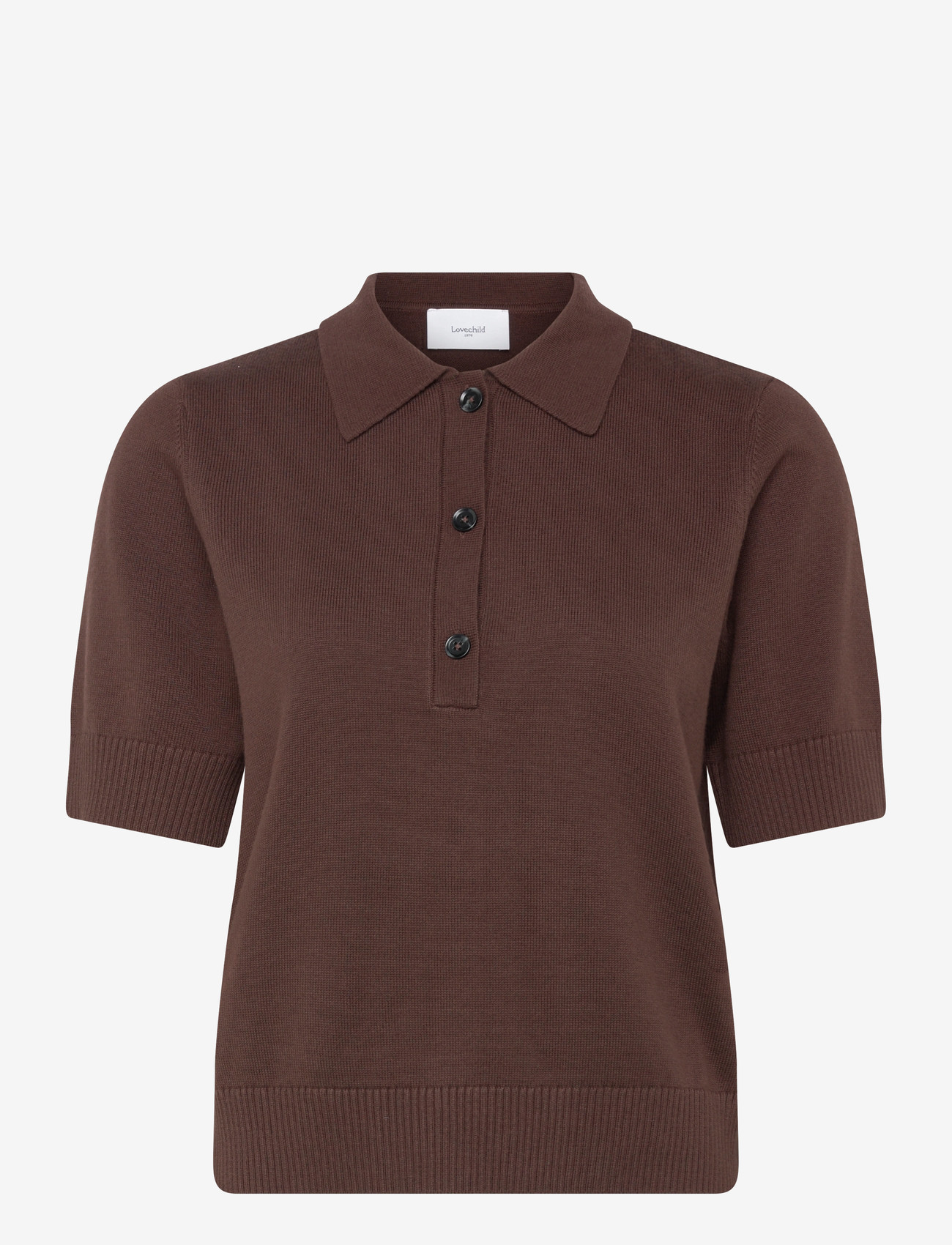 Lovechild 1979 - Violette Top - t-shirts - 719 chestnut - 0