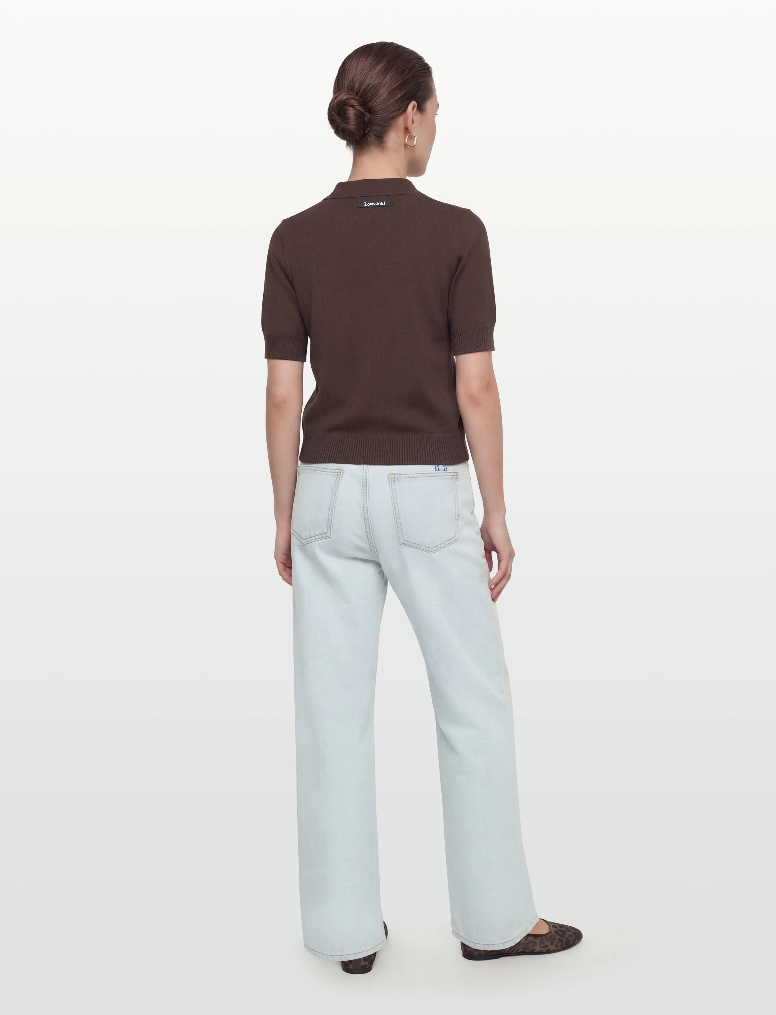 Lovechild 1979 - Violette Top - t-shirts - 719 chestnut - 4