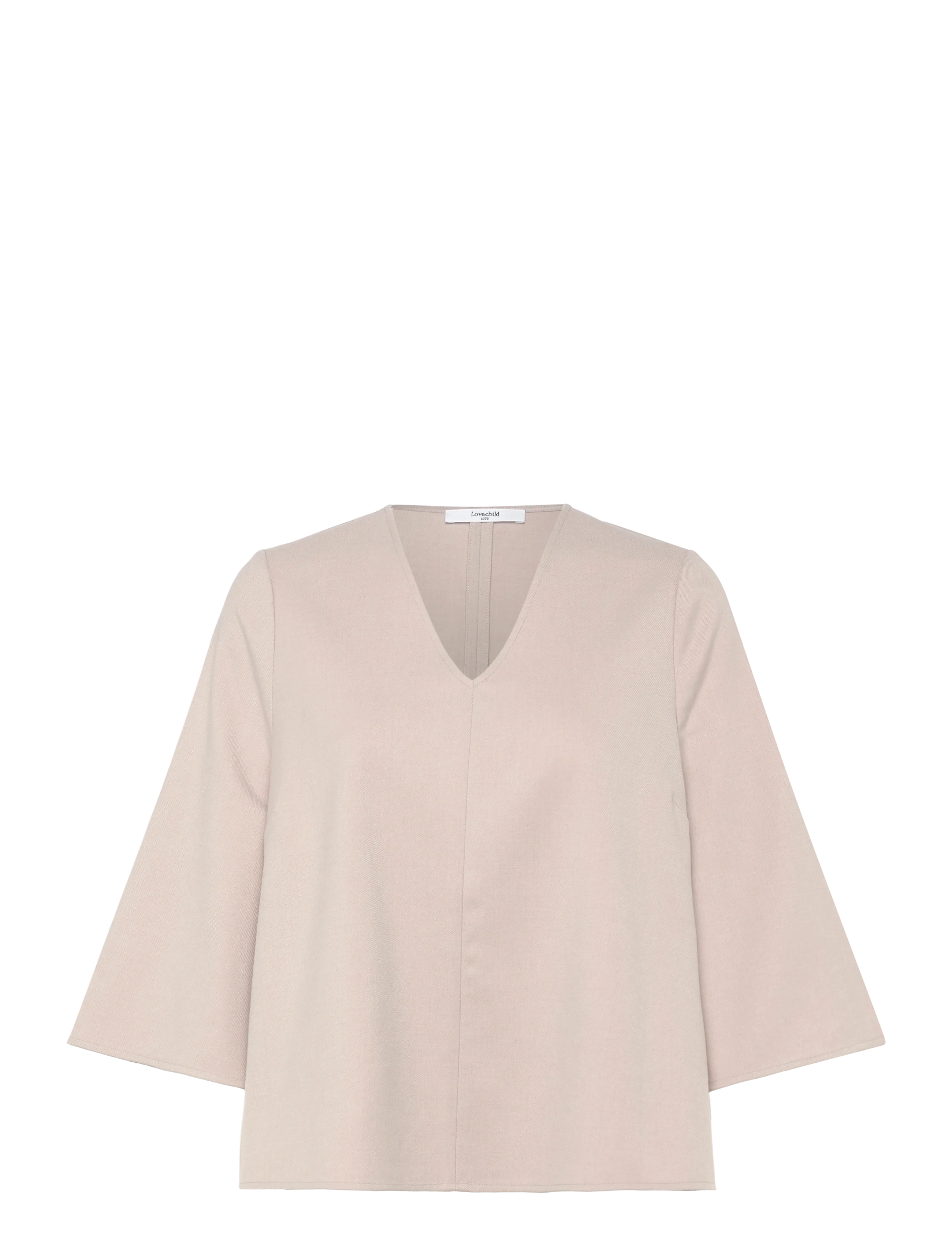 Lovechild 1979 Maren Blouse - Officewear - 727 TAUPE GREY / beige