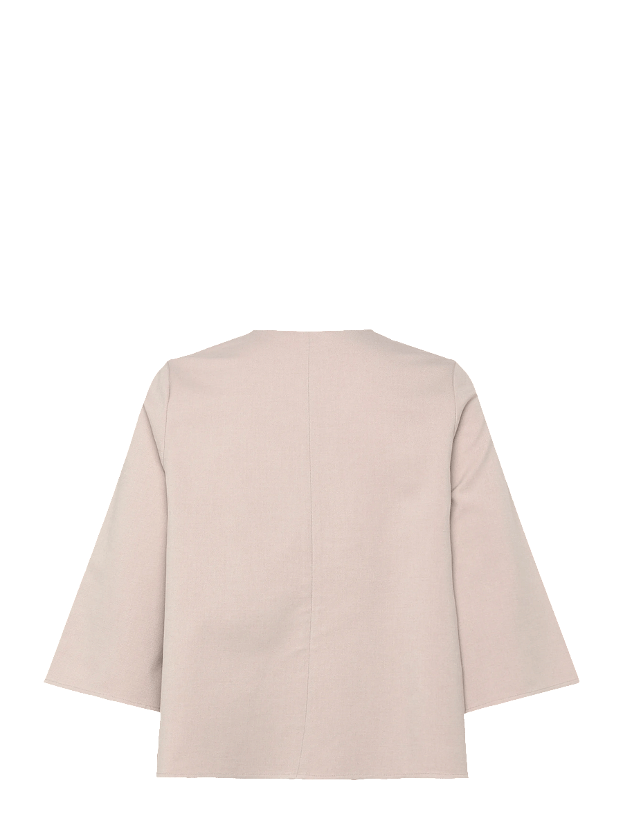 Lovechild 1979 - Maren Blouse - kortærmede bluser - 727 taupe grey - 2