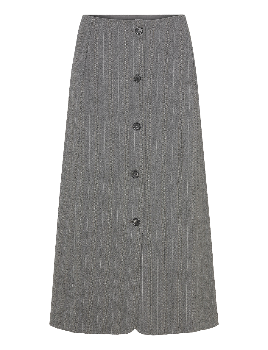 Lovechild 1979 - Reyna Skirt - maxi röcke - 067 charcoal weave - 0