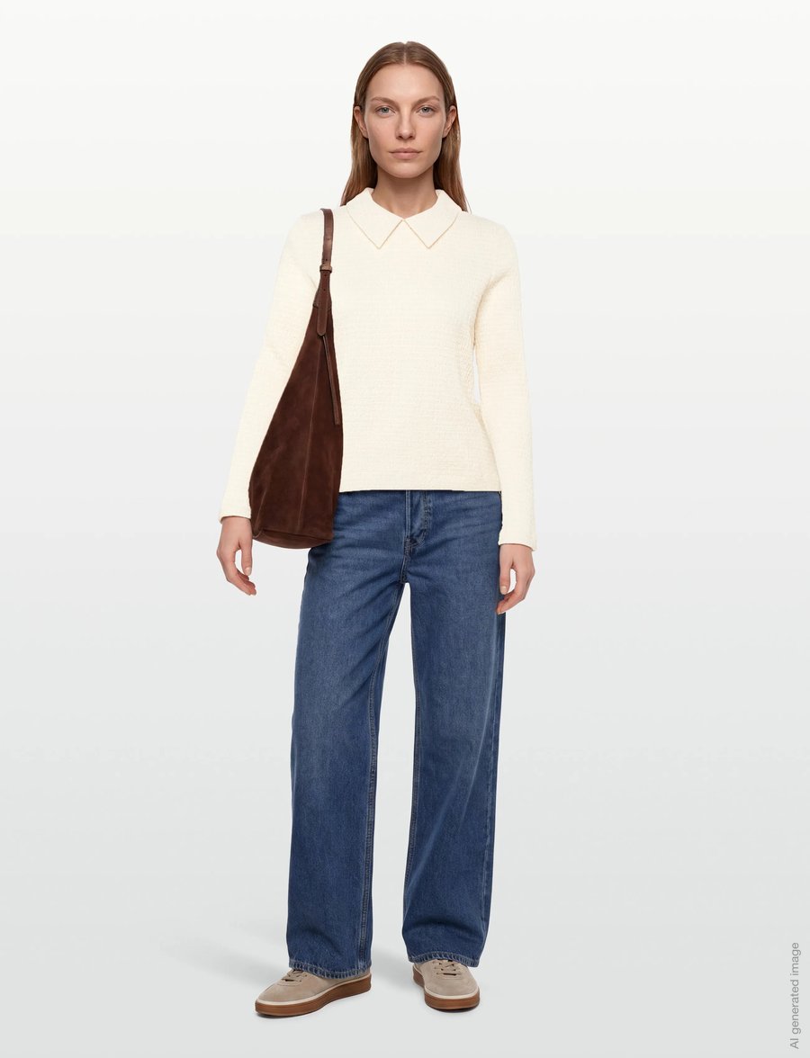 Lovechild 1979 - Philou Blouse - pikkade varrukatega pluusid - 007 egret - 0