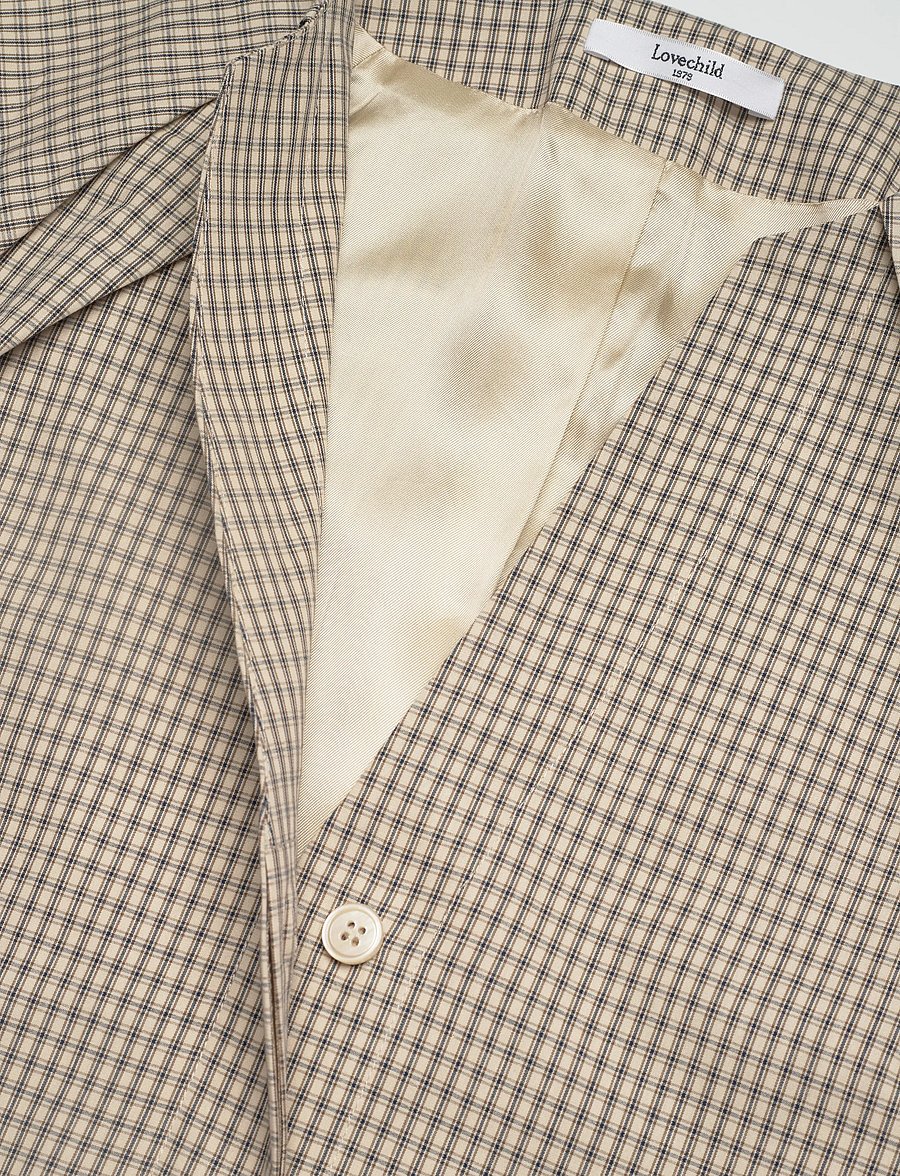 Lovechild 1979 - Ina Dress - midikleider - 177 beige check - 2