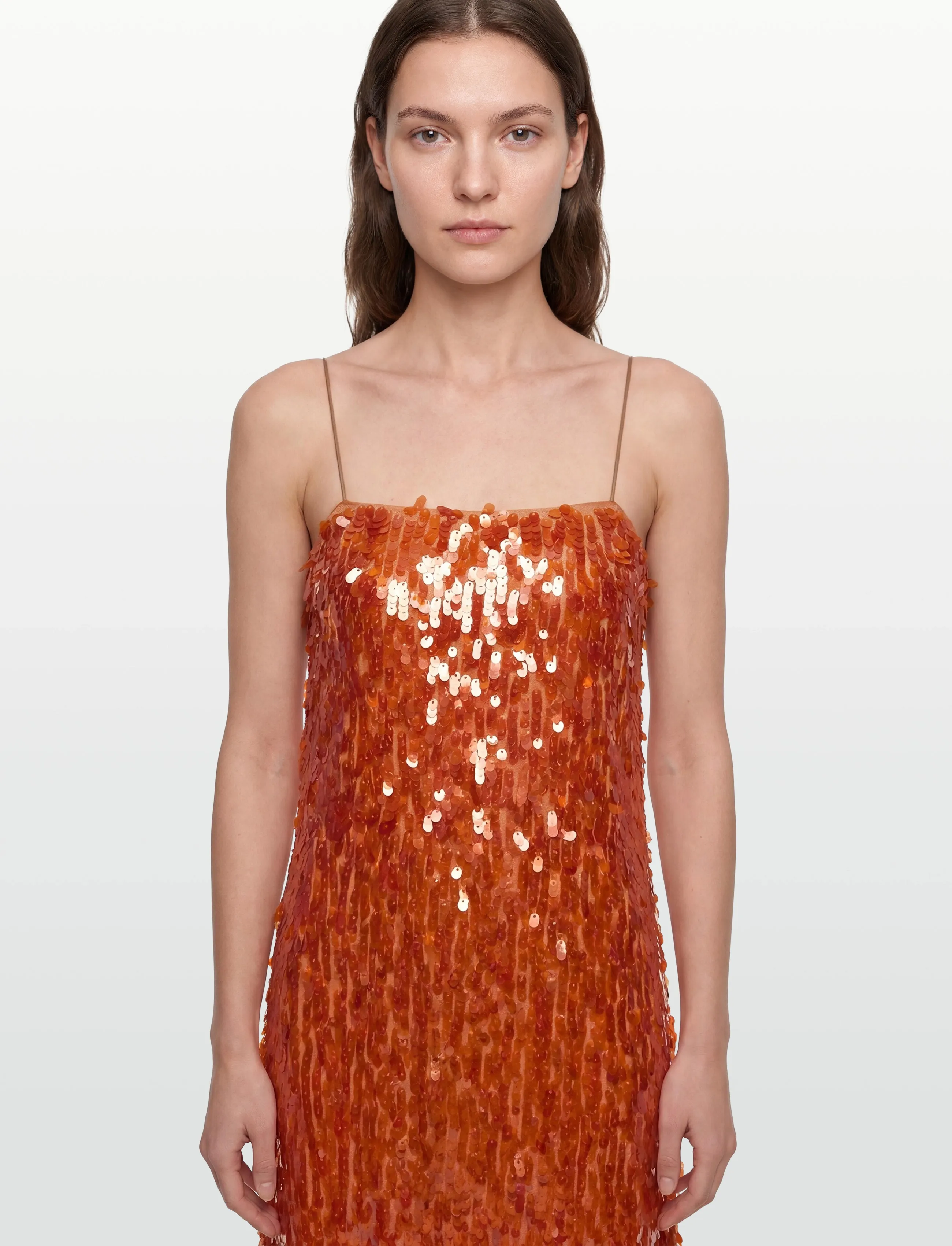 Lovechild 1979 - Coco Dress - sequin dresses - 181 bright orange - 3